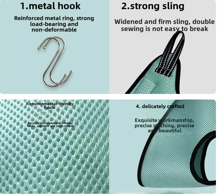 Adjustable Pet Grooming Hammock Harness 2