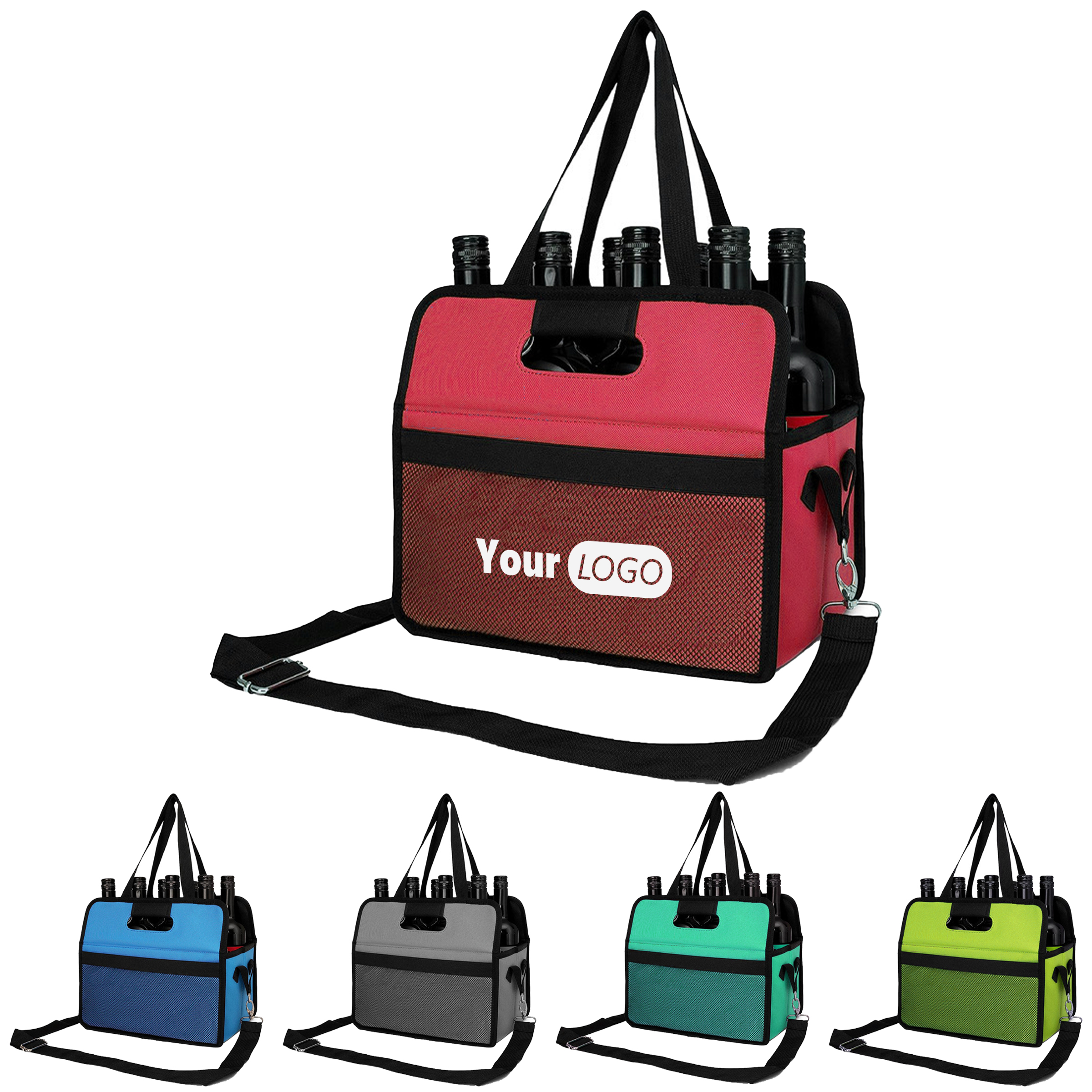Oxford Custom Foldable Drink Carrier 2