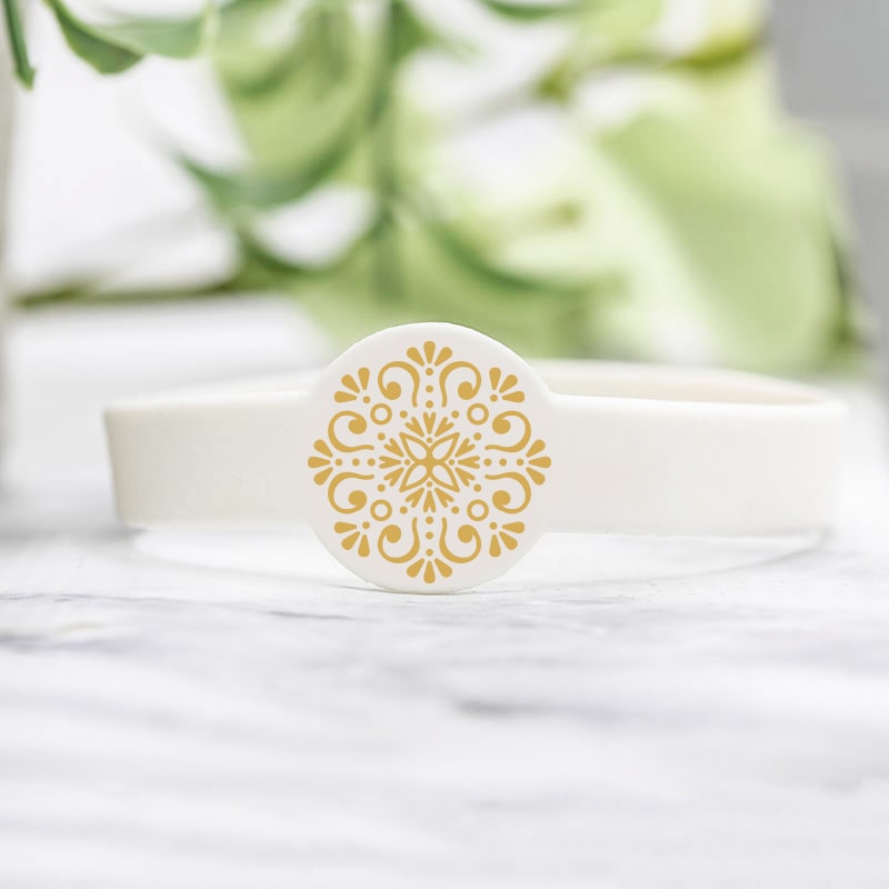 1/2 Inch Printed Figured Wristbands 15