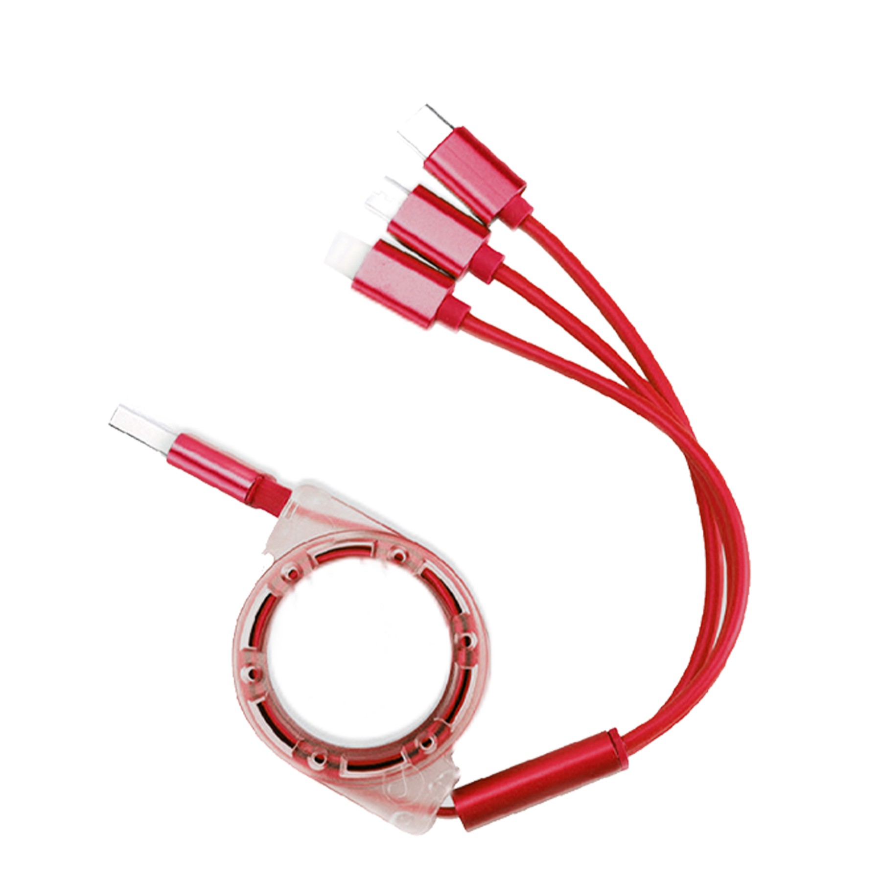 Multi Retractable Crystal Charging Cable 7