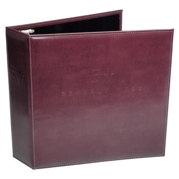 Leather 2-1/2" Ring Binder 11" x 8-1/2" 2