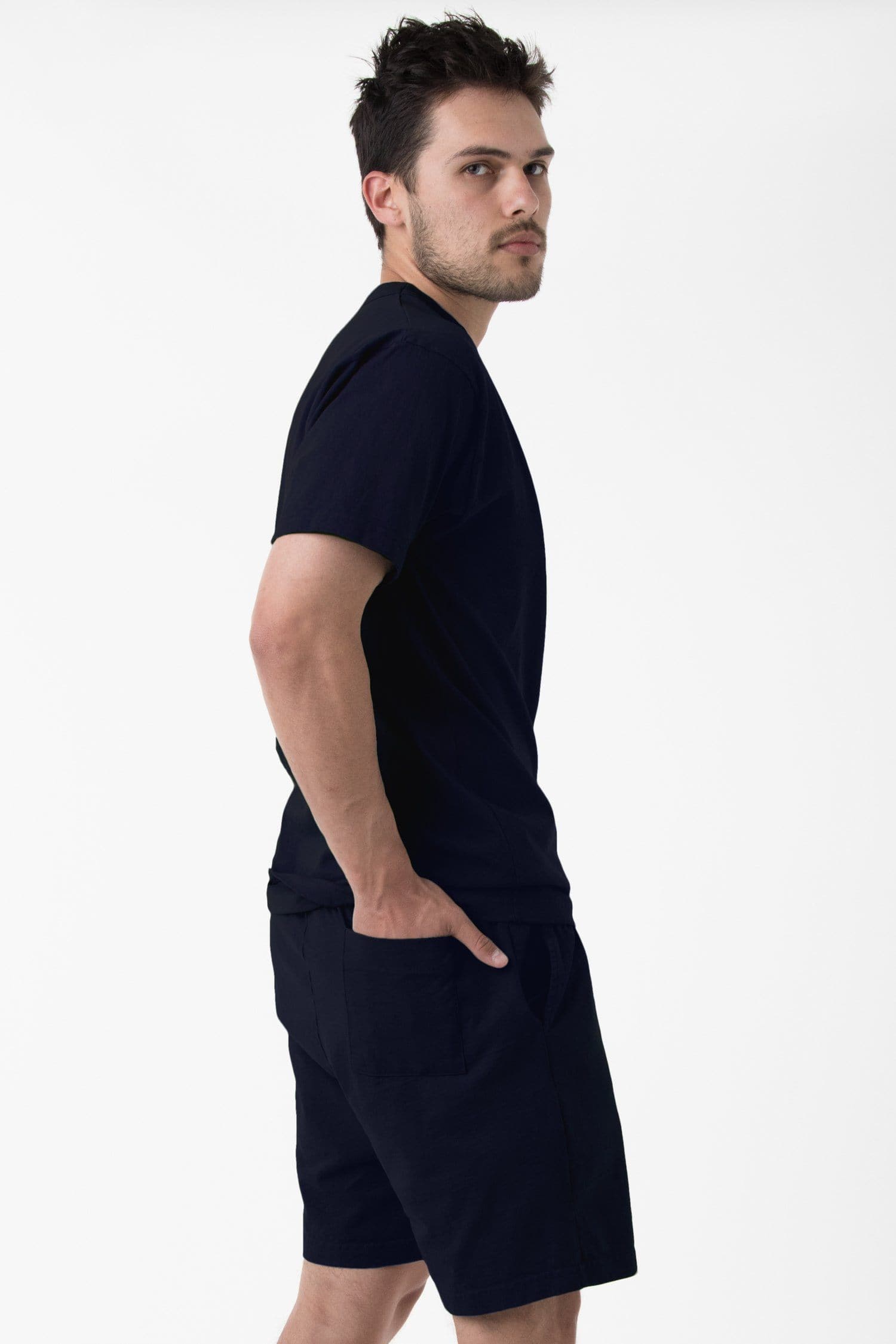 8.5 OZ MID-LENGTH HEAVY JERSEY SHORTS 7