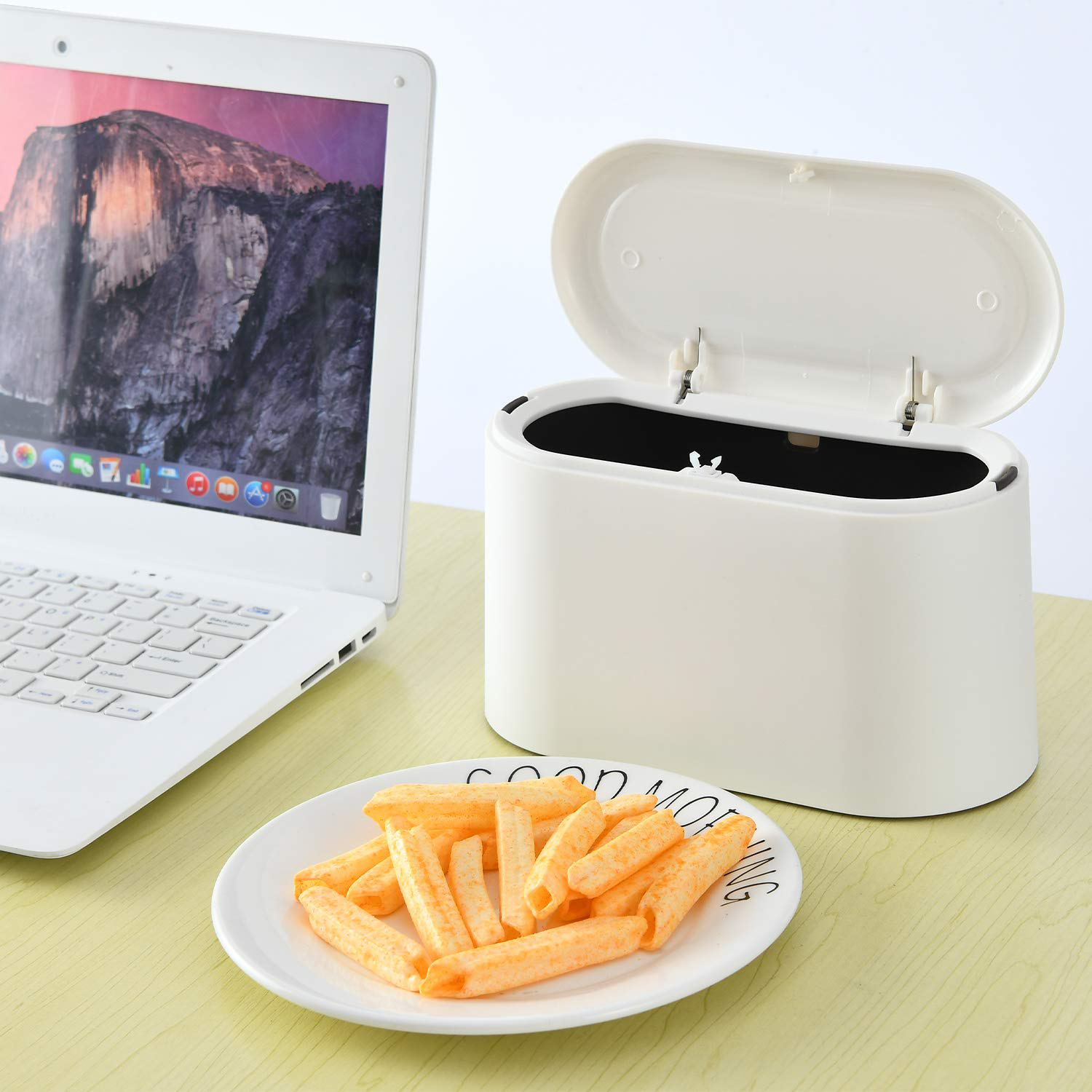 Mini Trash Can with Lid 1
