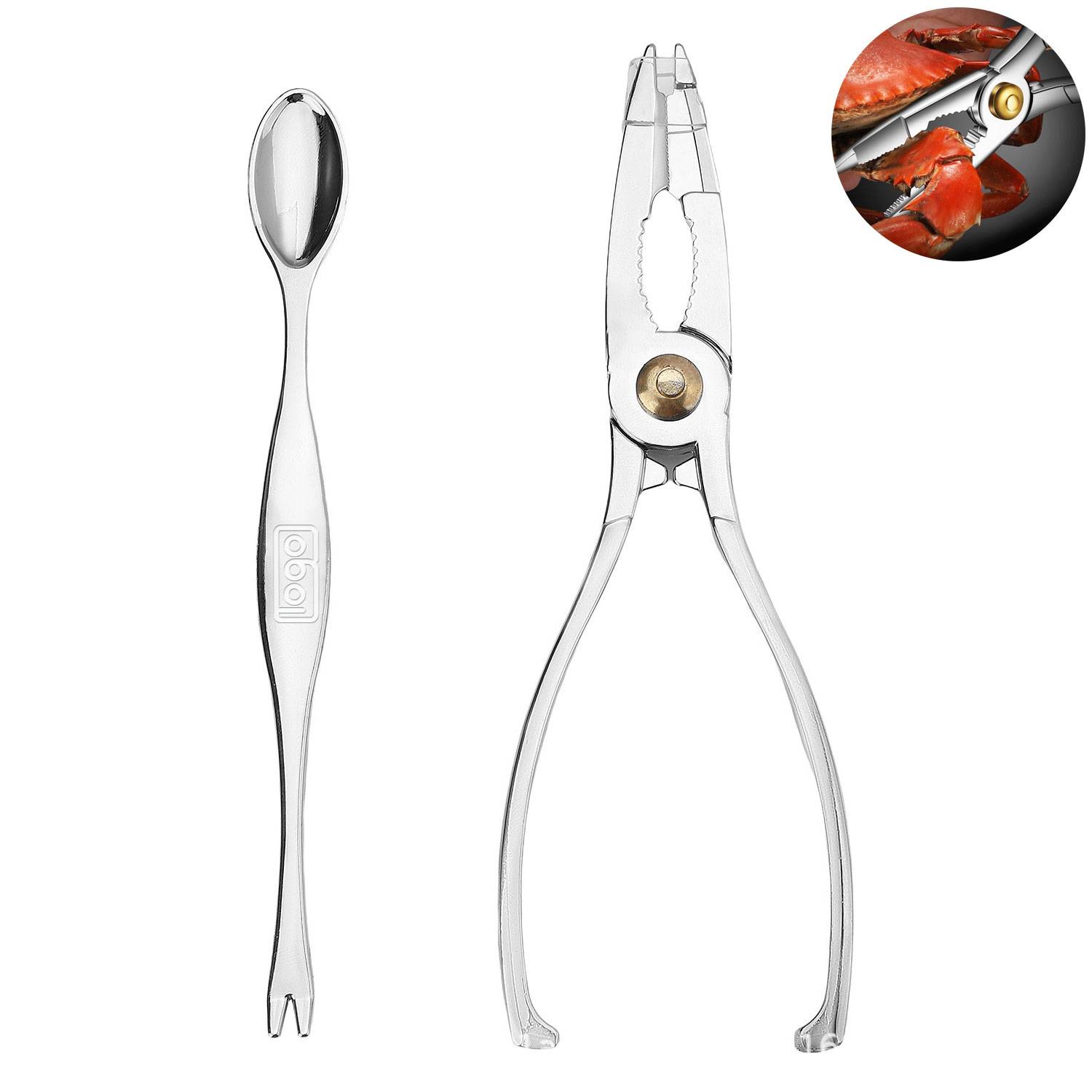 2pcs Professional Crab Eating Tools Shell Removal Set 7