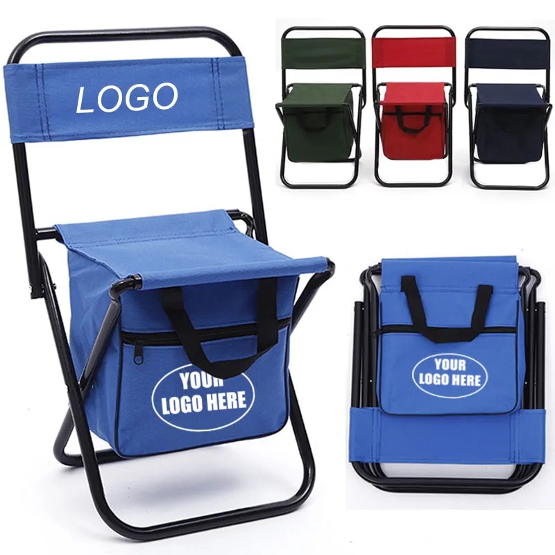 Portable Folding Fishing Chair with Cooler Bag 7