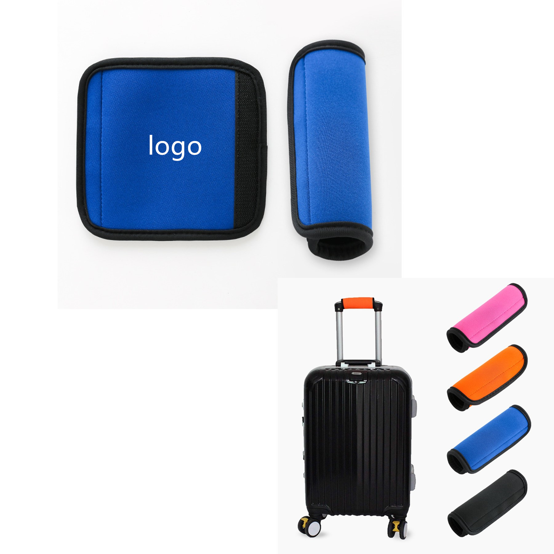 Neoprene Luggage Handle Wrap for Suitcase 1
