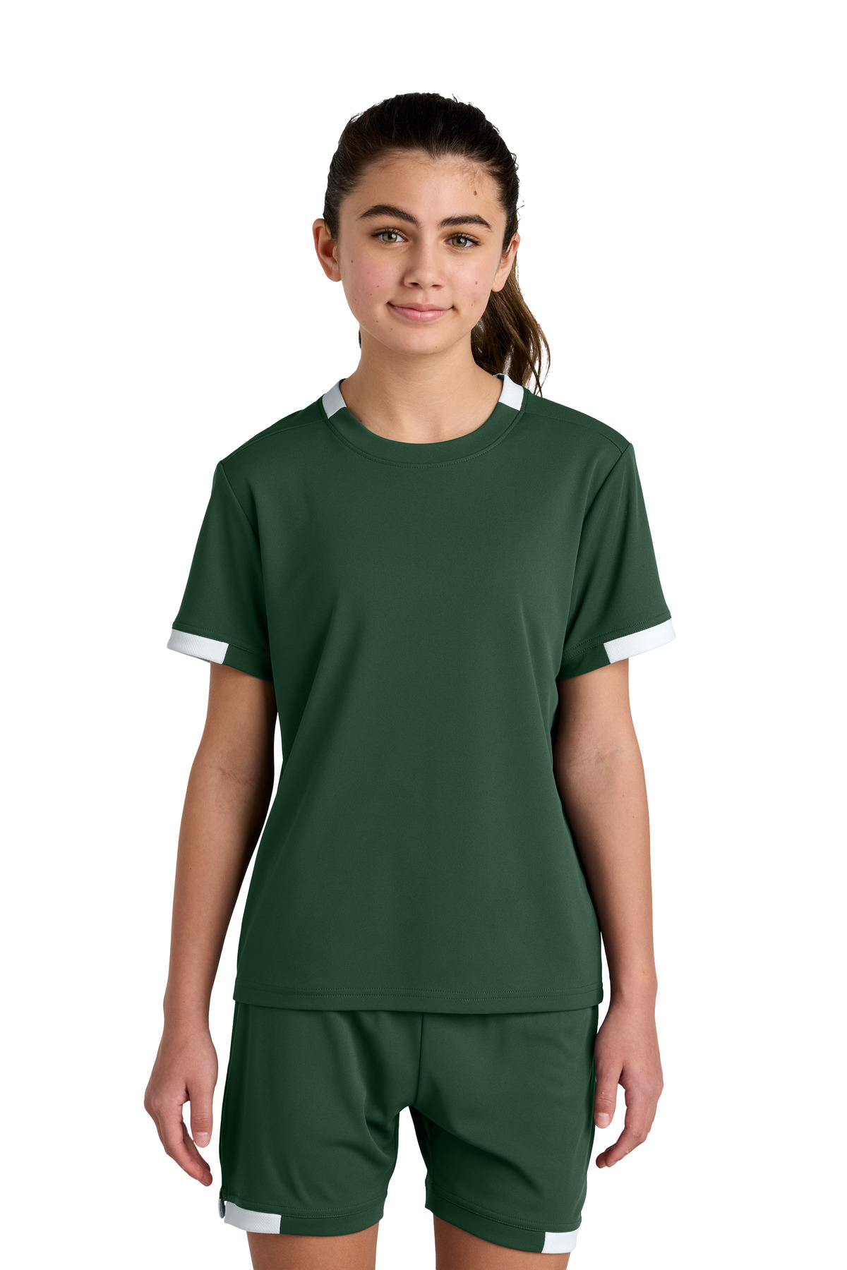 Sport-Tek Youth Club Short Sleeve Crew YST440 59