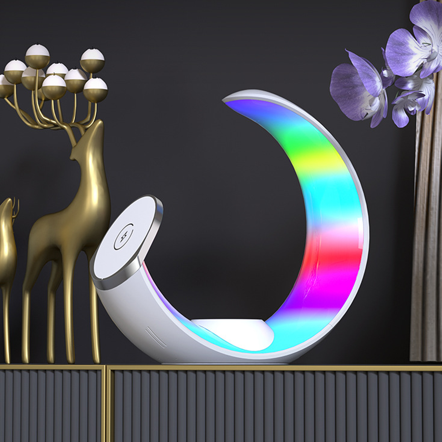 Magnetic Gradient Colorful Wireless Charger 5