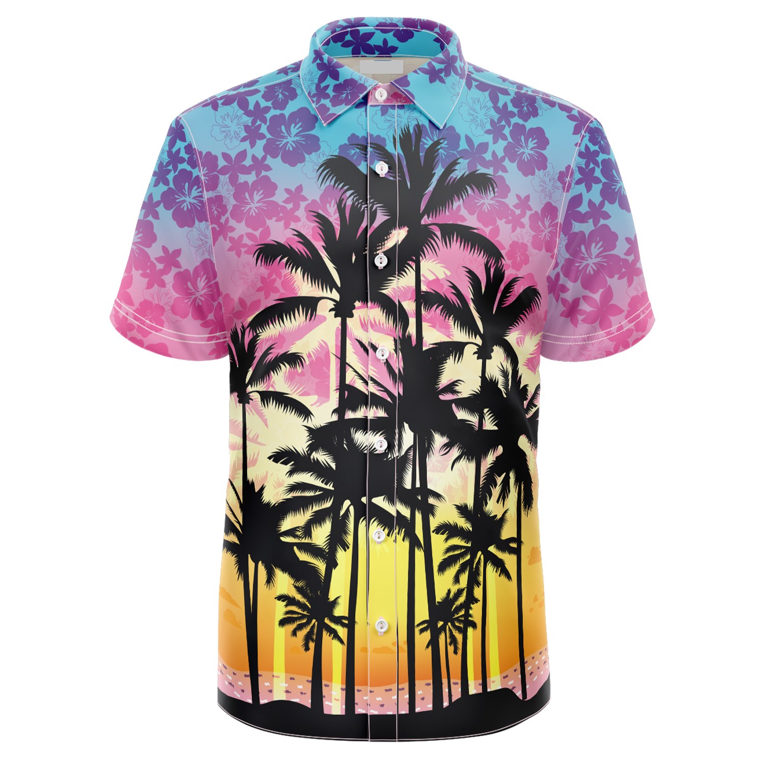 Rock'it 3-Day Unisex 135 GSM 4-Way Stretch UV Resistant Sublimation Hawaiian Shirts 11