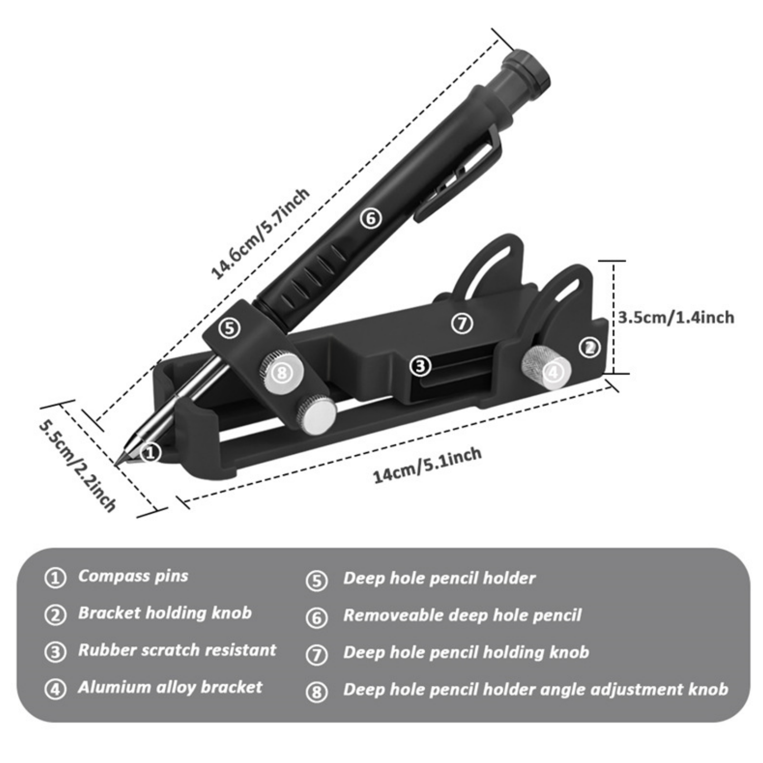 Multi-function Scribing Tool – Precision Drawing and Marking 3