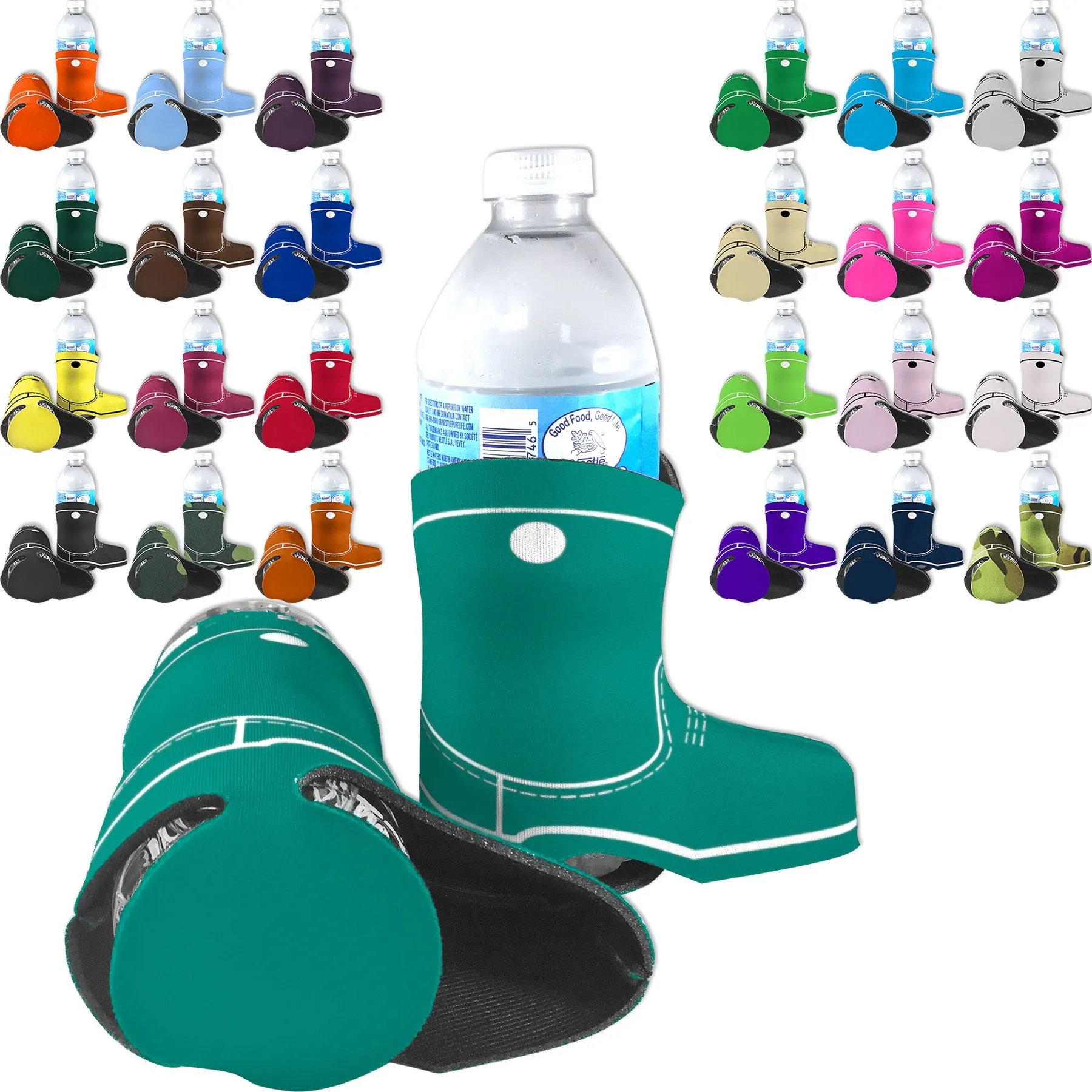 Cowboy Boot Shape Premium Foam Bottle Cooler 1