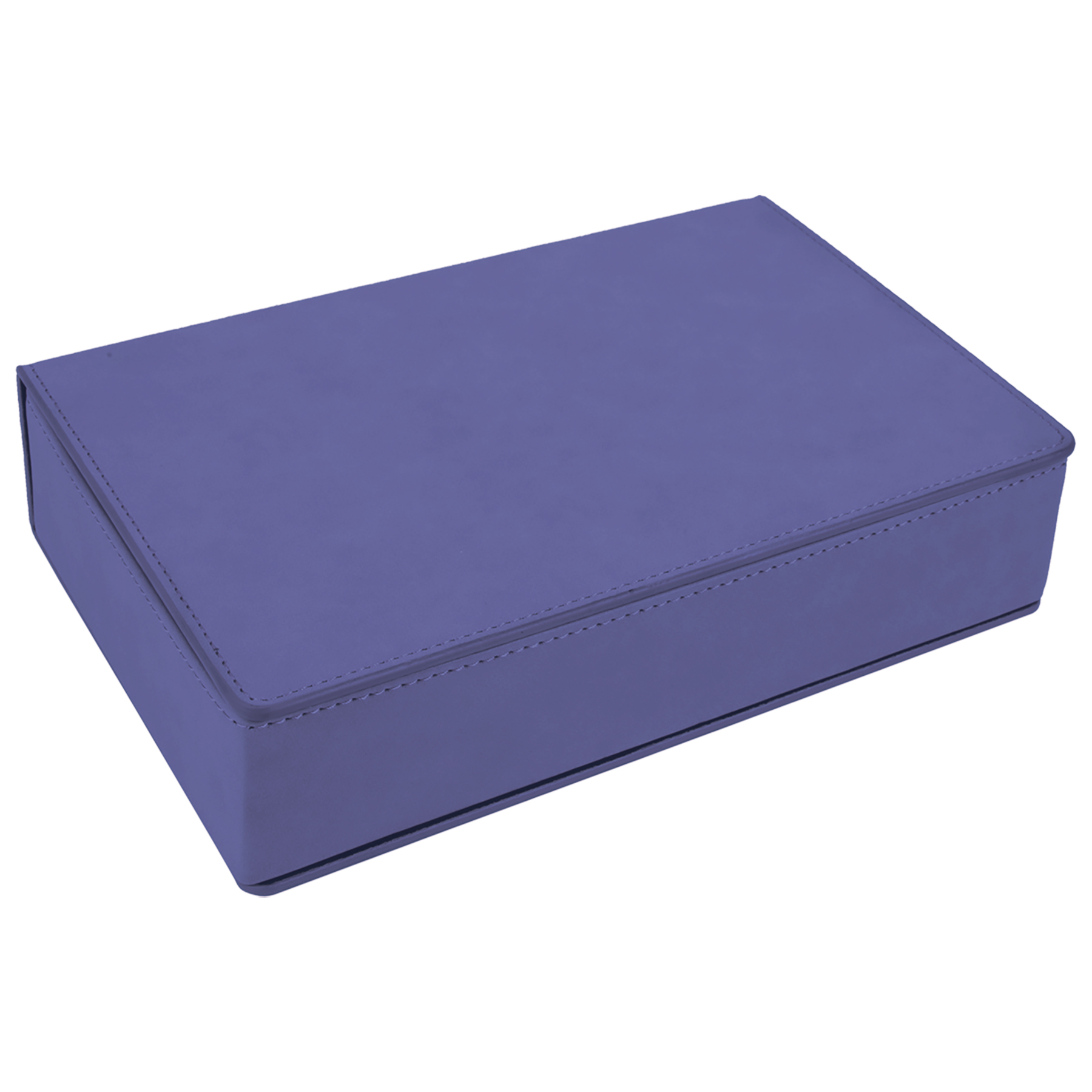 Stainless Steel Purple Leatherette Flask Gift Set 4