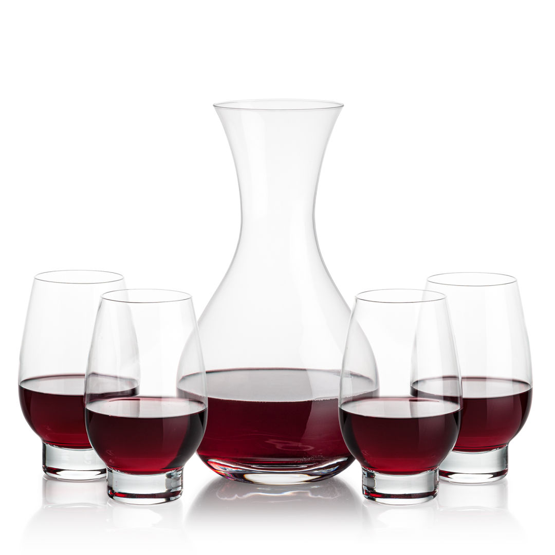 Adelita Carafe & Glenarden Stemless Wine 7