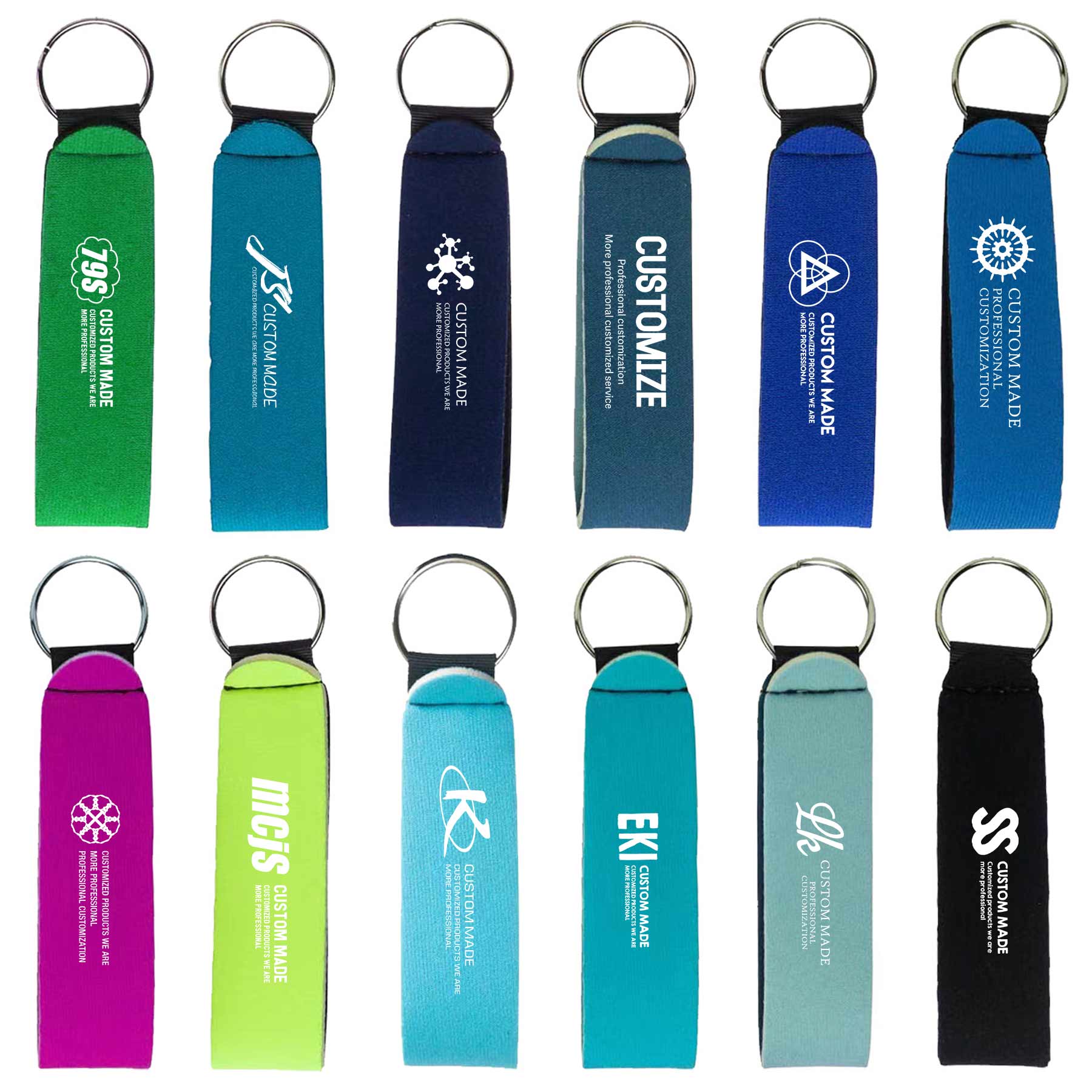 Neoprene Wrist Strap Key Holders 1
