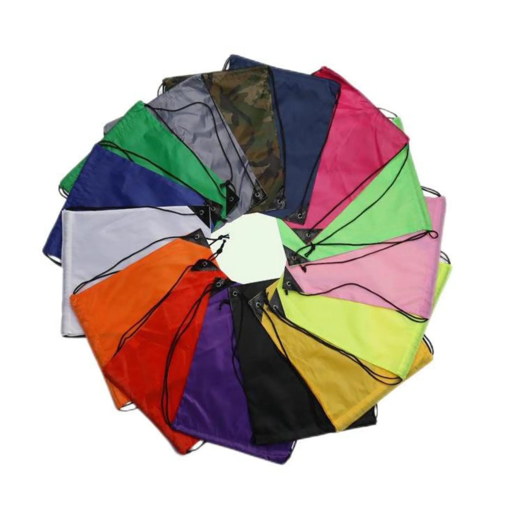 Custom Logo Coloring Drawstring Bag 14