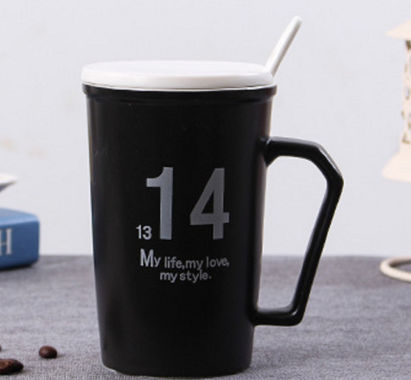 Creative ceramic cup 1314 couple coffee milk mug 4