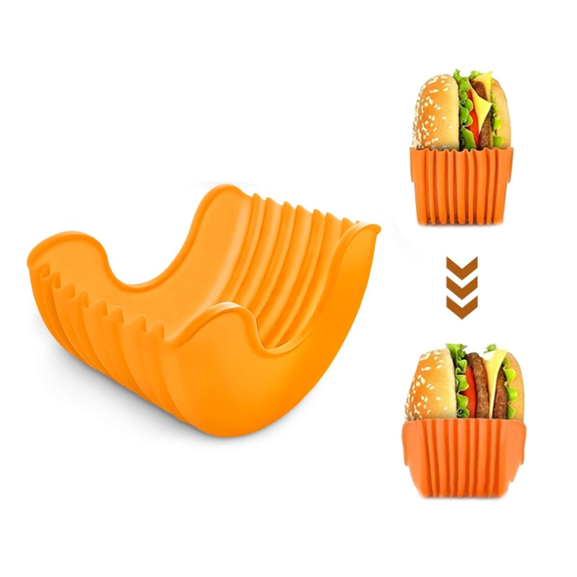 Customizable Logo Reusable Burger Holder Clip 4