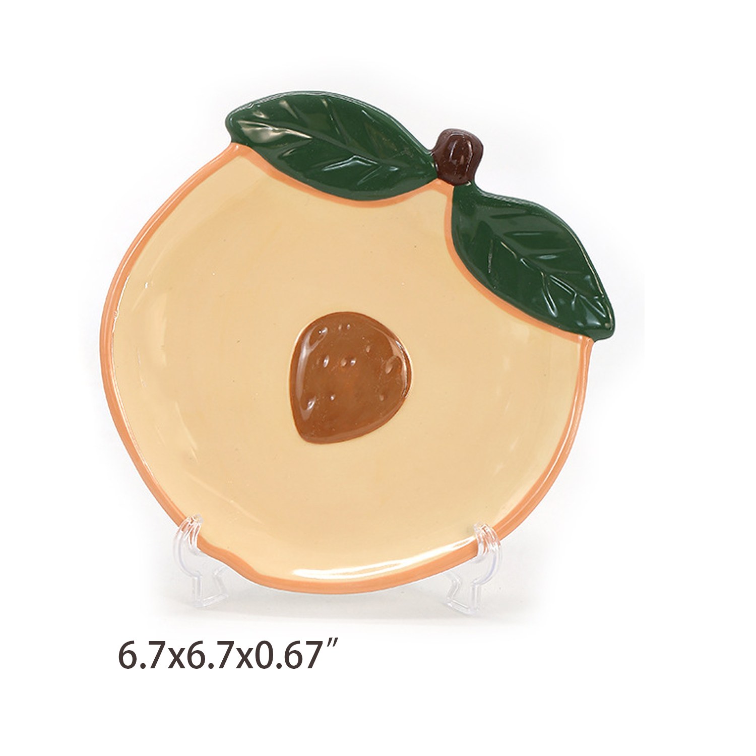 Peach Plate 4