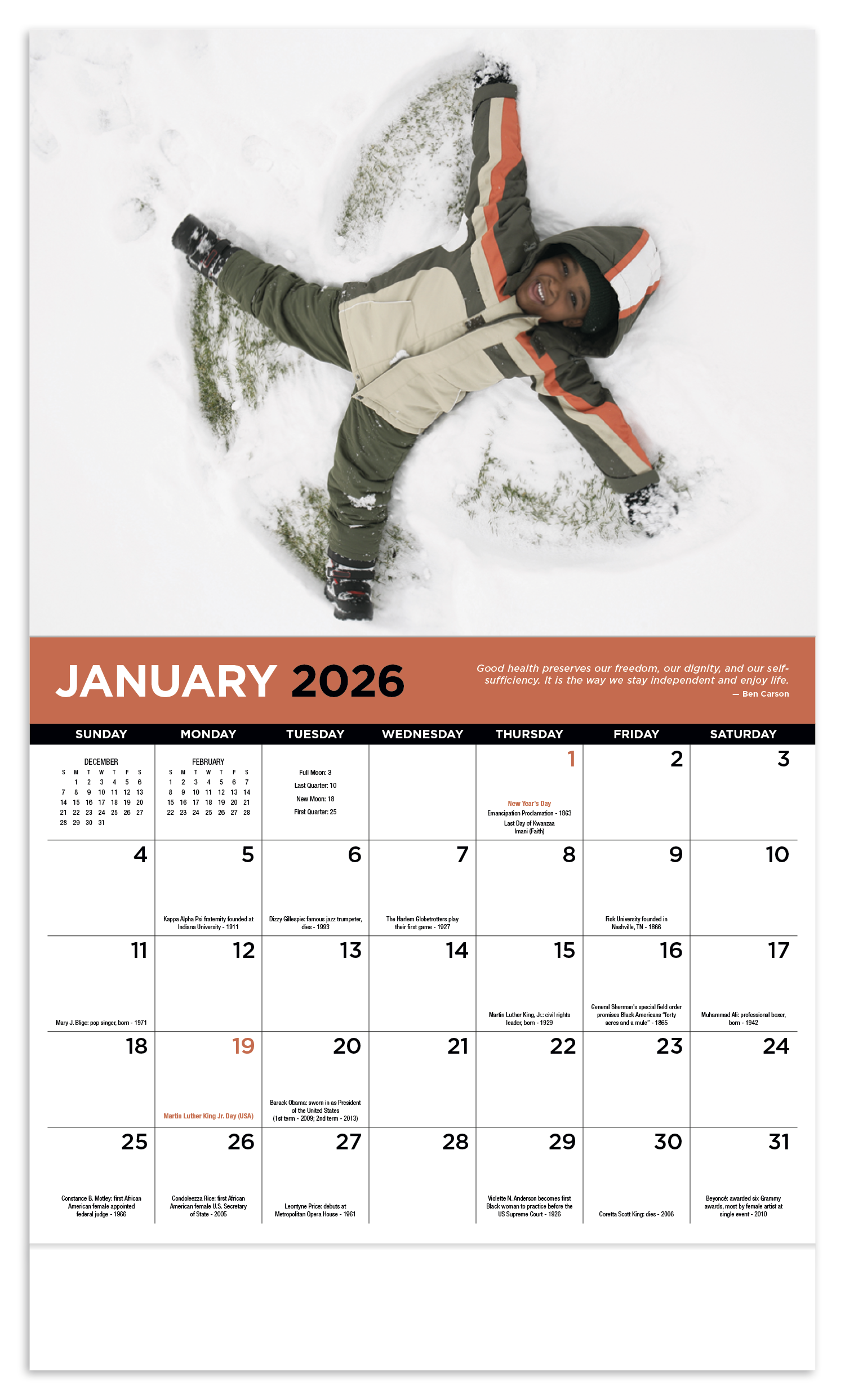 HotLine® Products Everyday Celebrations Appointment Calendar - Stapled 14
