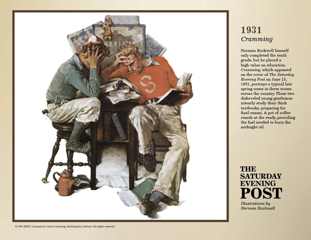 Triumph® Calendars The Saturday Evening Post Deluxe Pocket Calendar 46