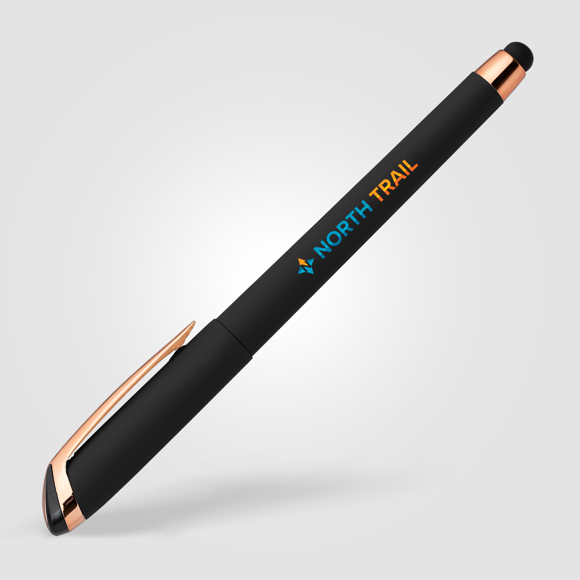 Gazelle Gel Softy Rose Gold Pen w/ Stylus 12