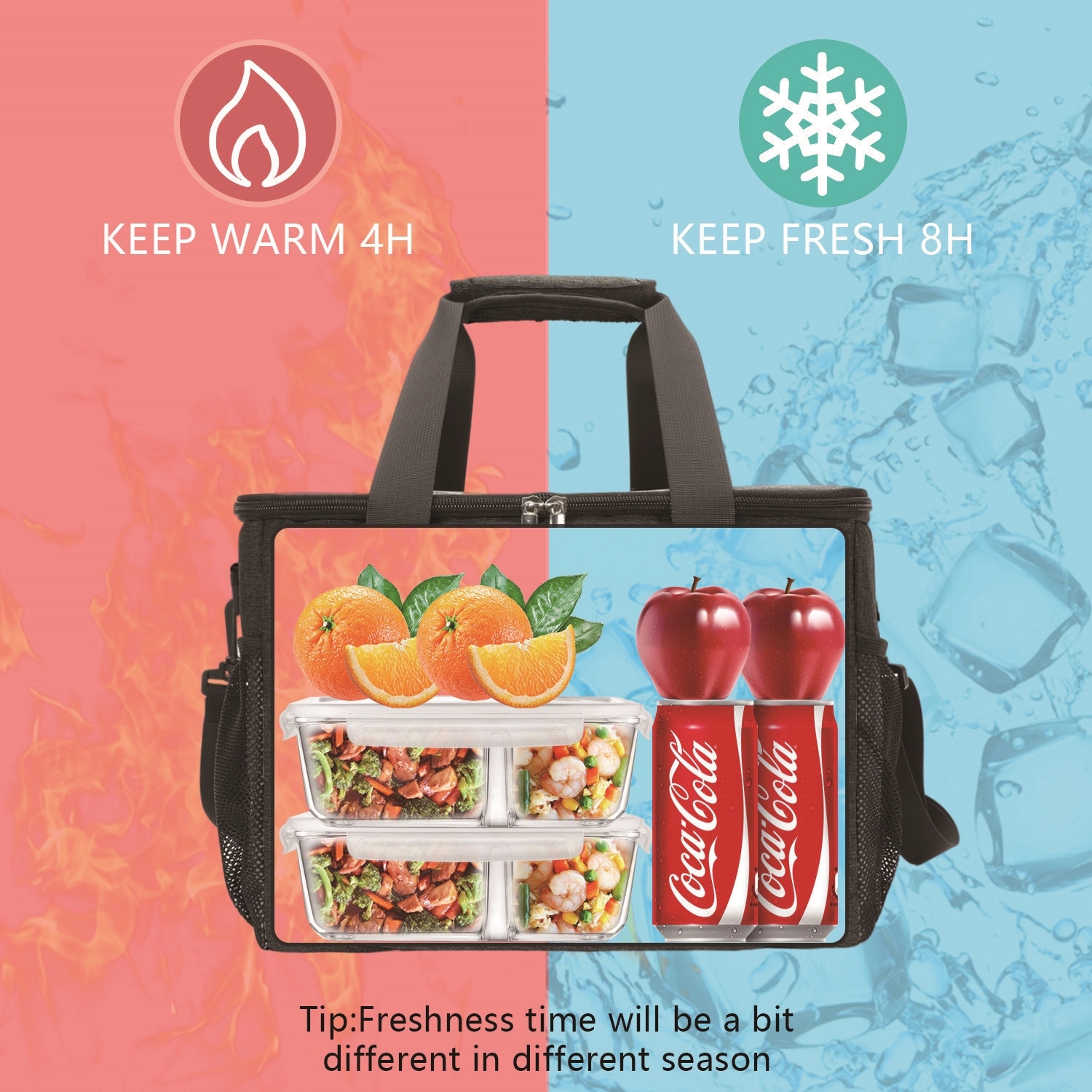 Outdoor Insulation Large Capacity Picnic Cooler Bag 3