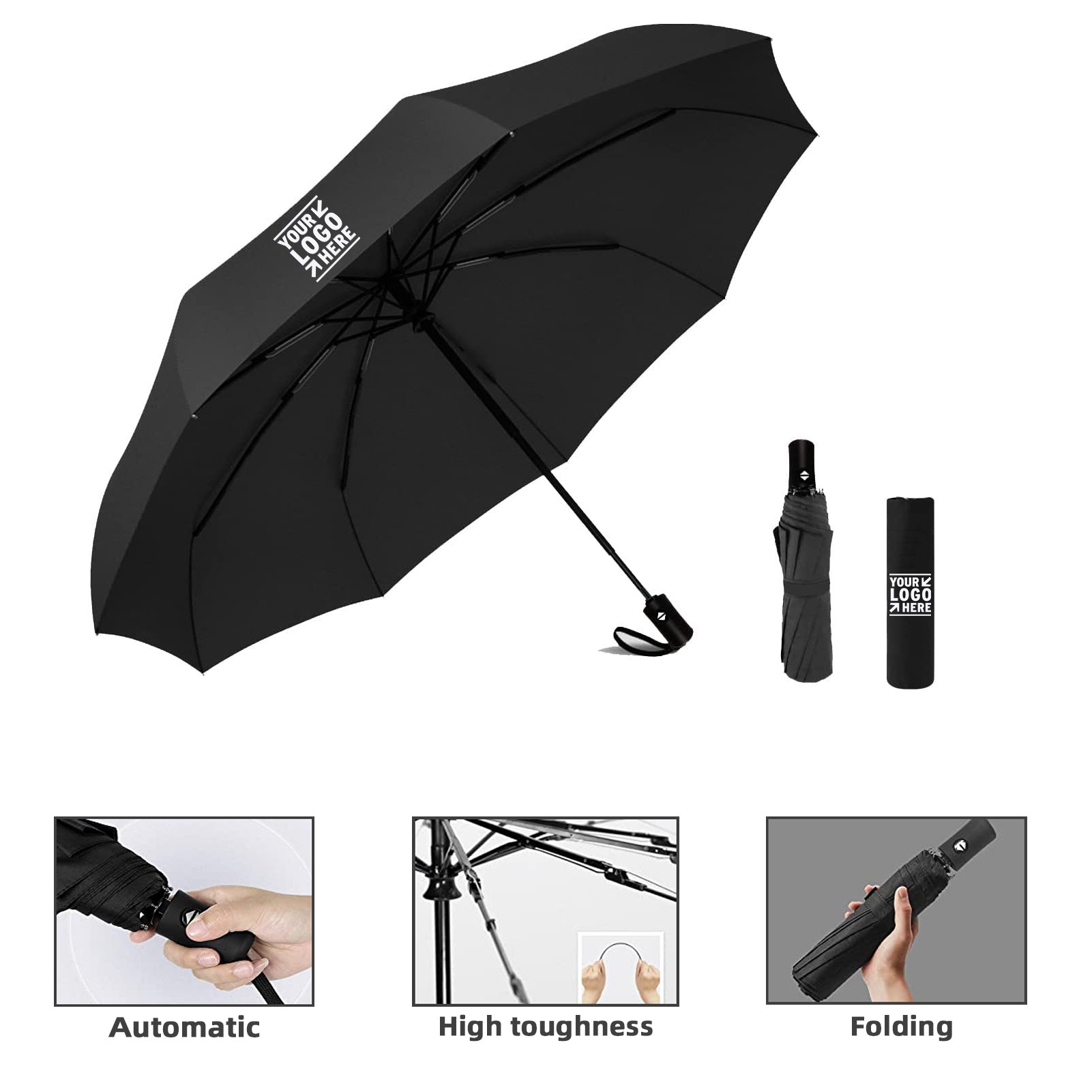 Windproof Travel Compact Umbrella 2