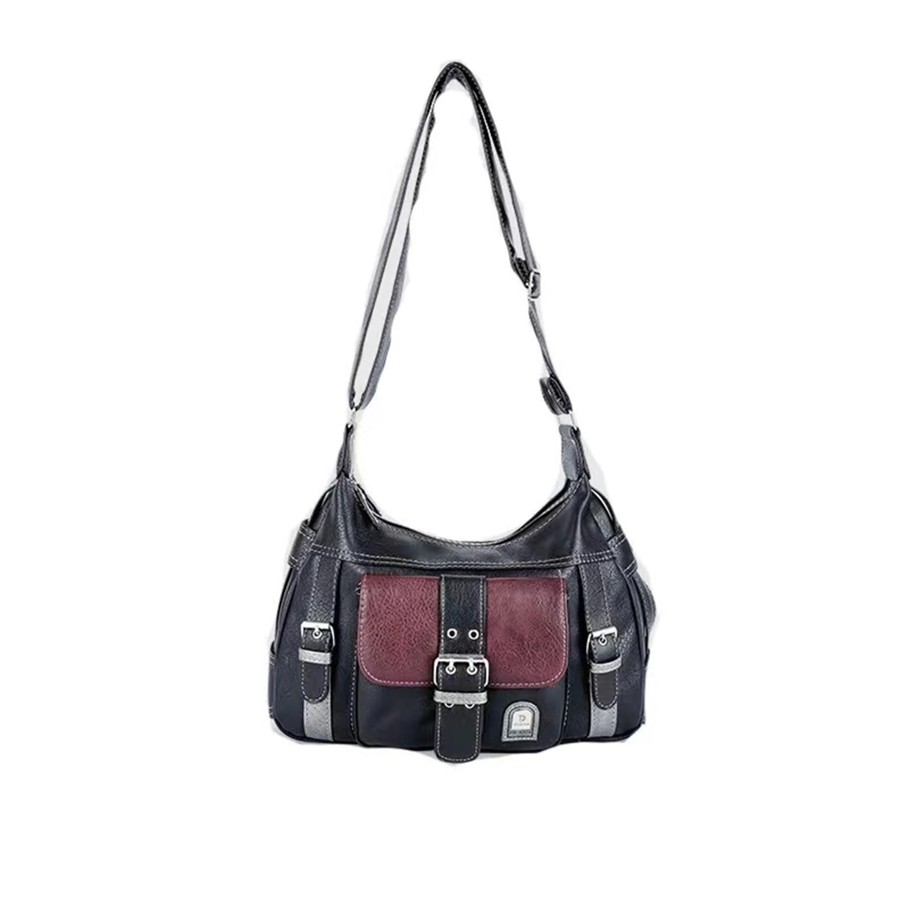 Pu Leather Large Capacity Crossbody Bag 9