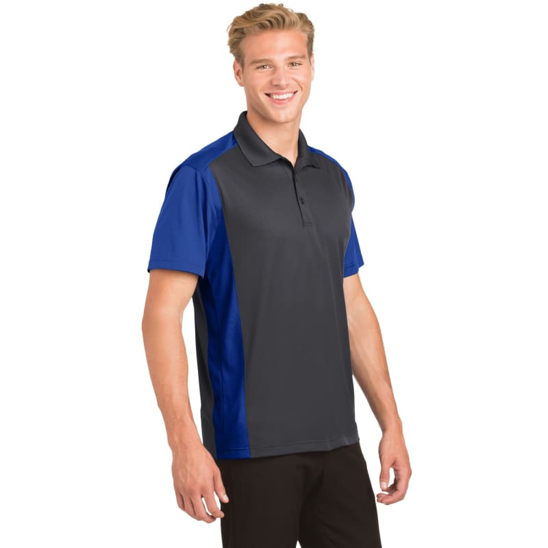 Sport-Tek Colorblock Micropique Sport-Wick Polo. 6