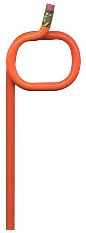 Pumpkin Bentcil, Bent #2 Pencil