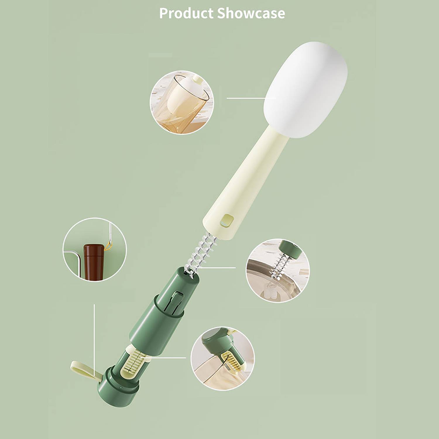 Multi-Purpose Long-Handled Cleaning Brush 6