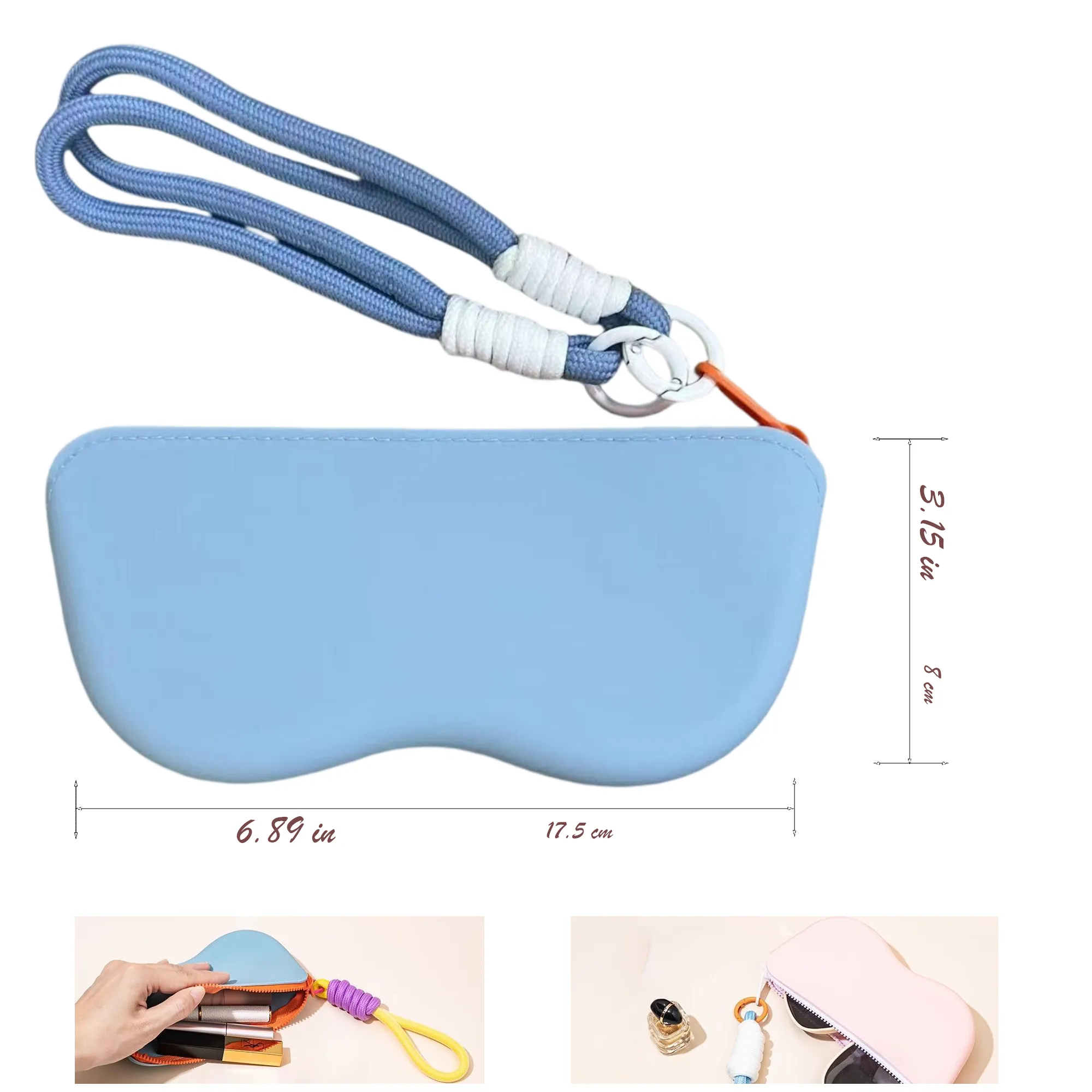 Eyeglass Case Portable Waterproof Silicone 2