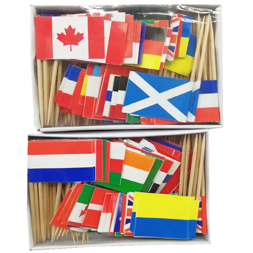 Qatar World Cup Customized Toothpick Flag 2