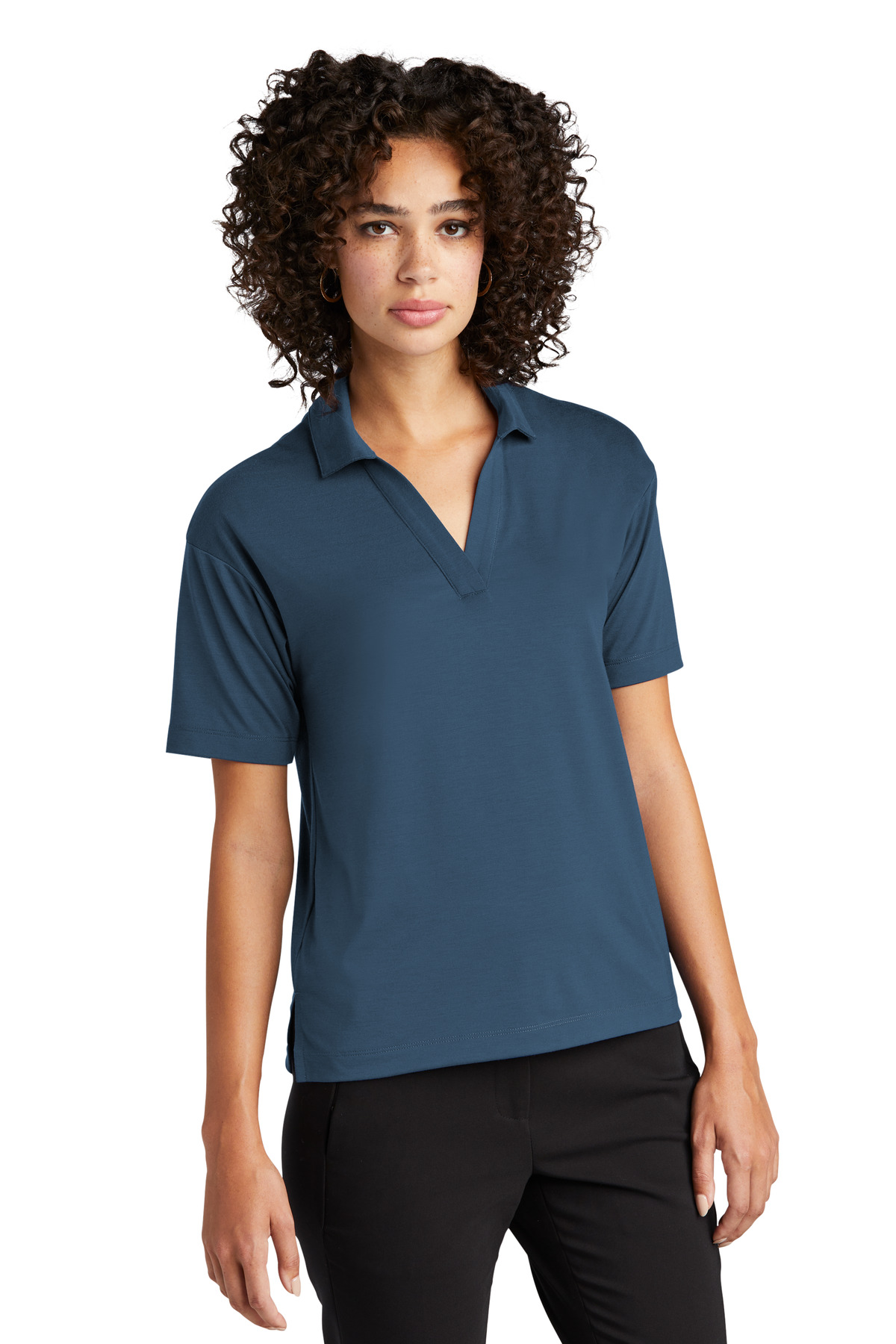 Mercer+Mettle Women's Stretch Jersey Polo MM1015 19