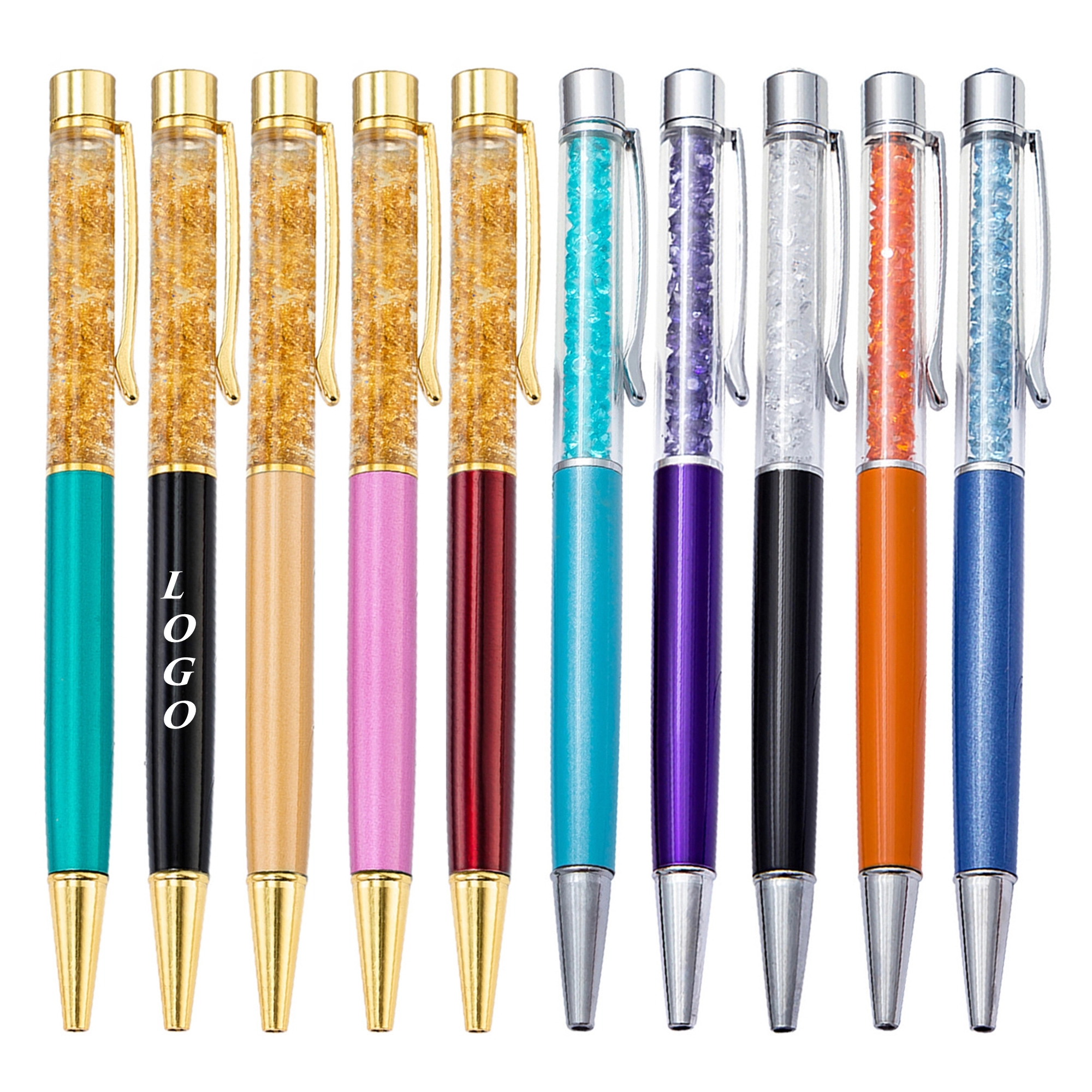 Mini Crystals Metal Pen MOQ 50PCS 1
