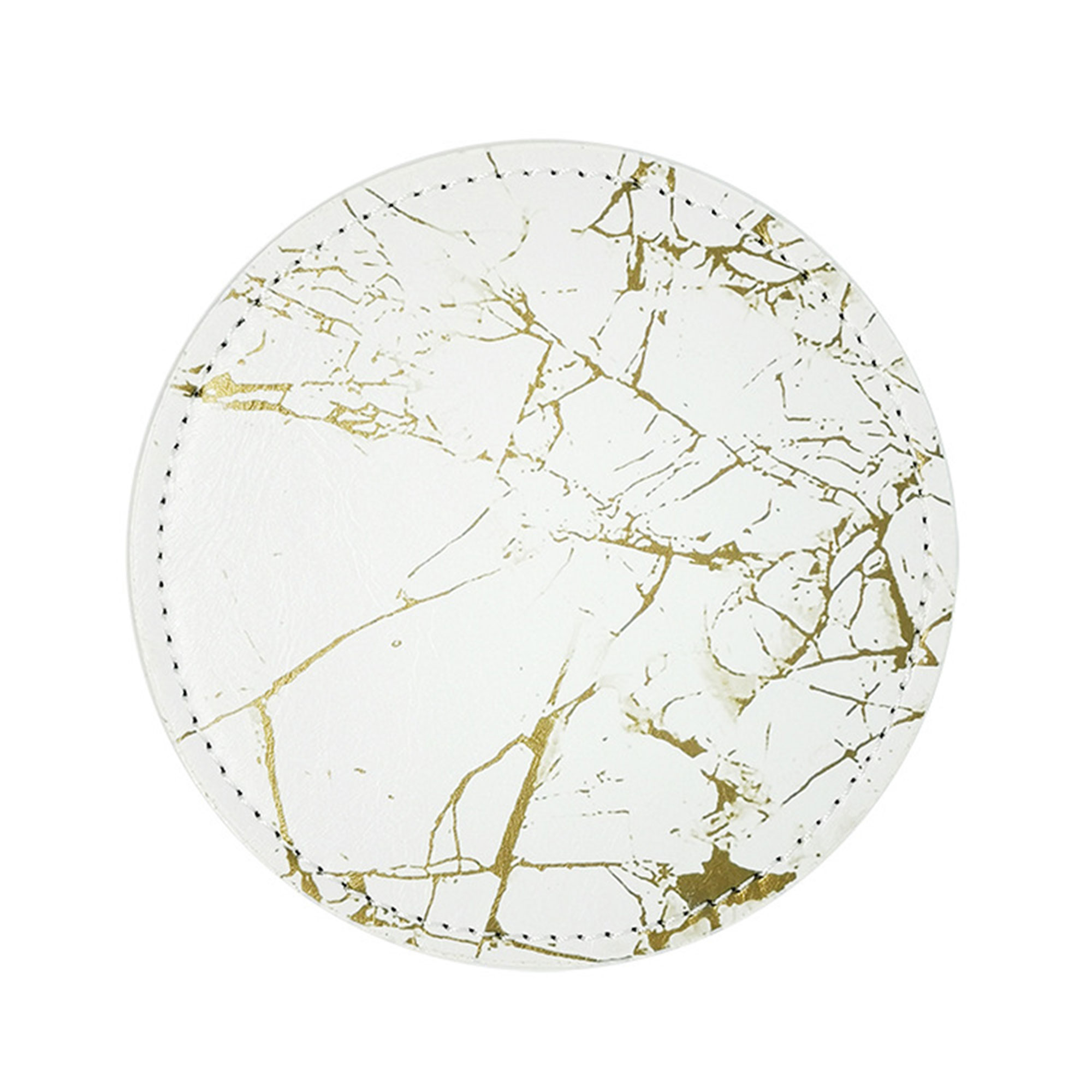 4 In PU Leather Round Coasters 9