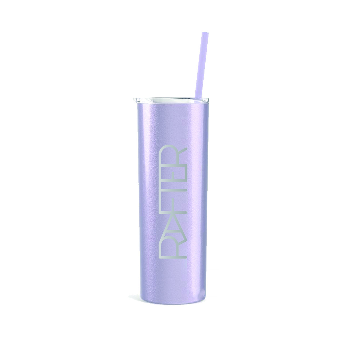 20 Oz. Maars Glitter Lilac Skinny Steel Tumbler