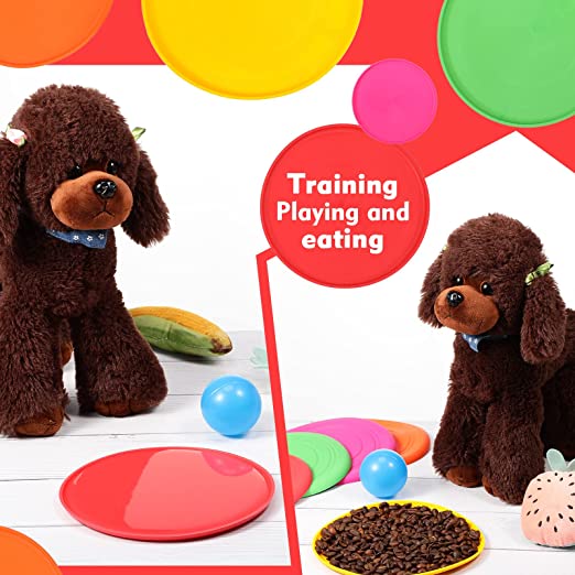 Non-Slip Silicone Flying Saucer/Discs Resistant Chew Dog/Pet/Puppy Toy 4