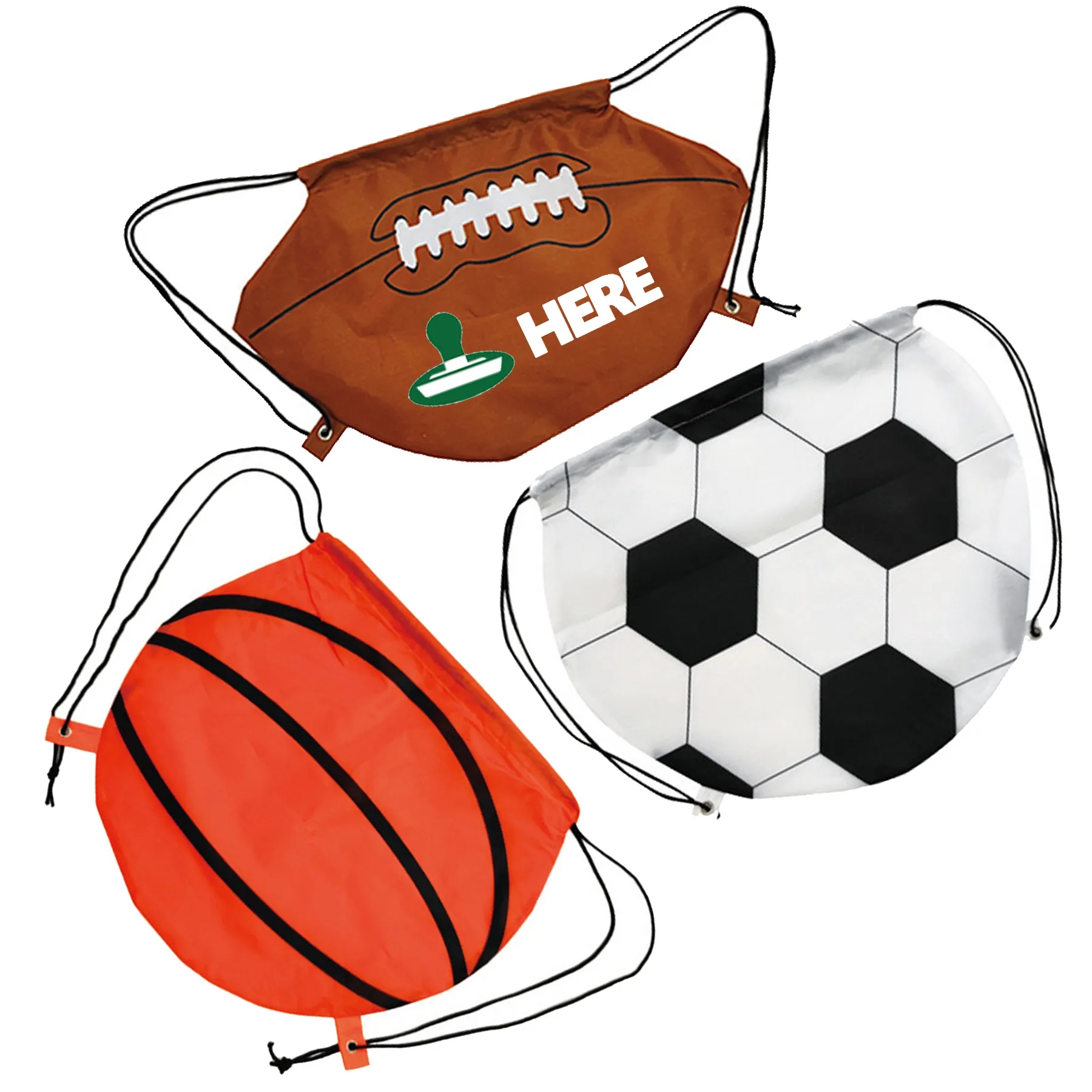 Ball Drawstring Party Favor Bag