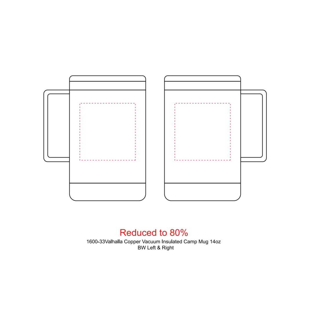 Valhalla Copper Vacuum Insulated Camp Mug 14oz 34