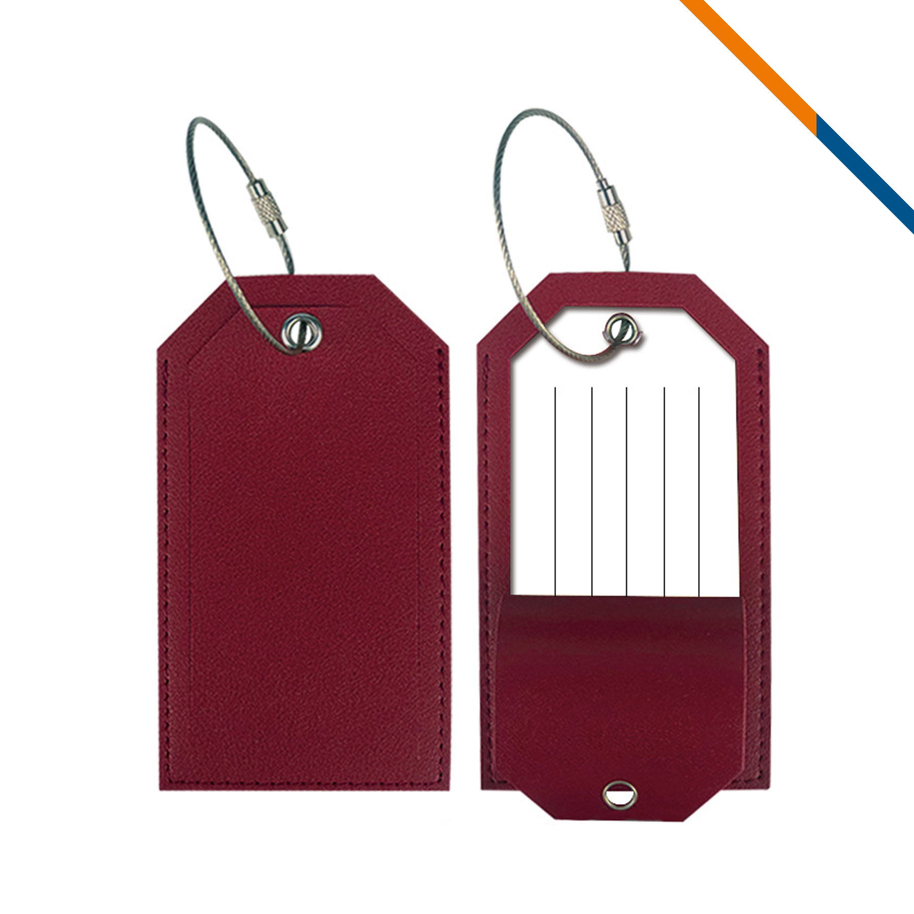 Glimpse PU Leather Luggage Tag 10