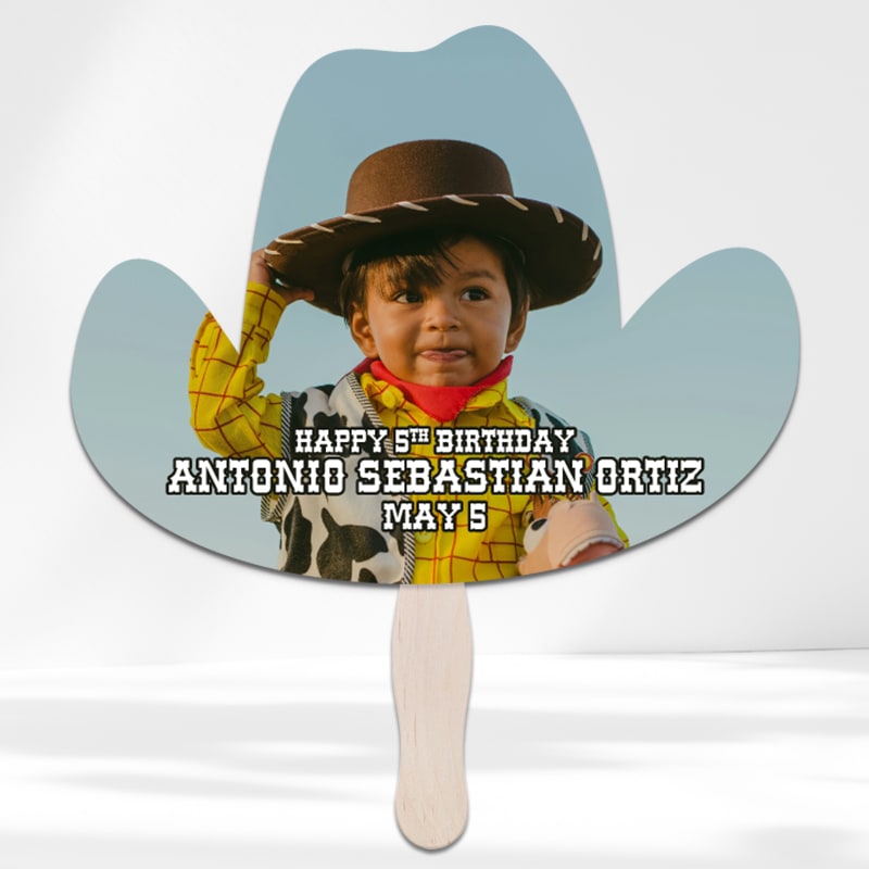 Cowboy Hat Hand Fans 2