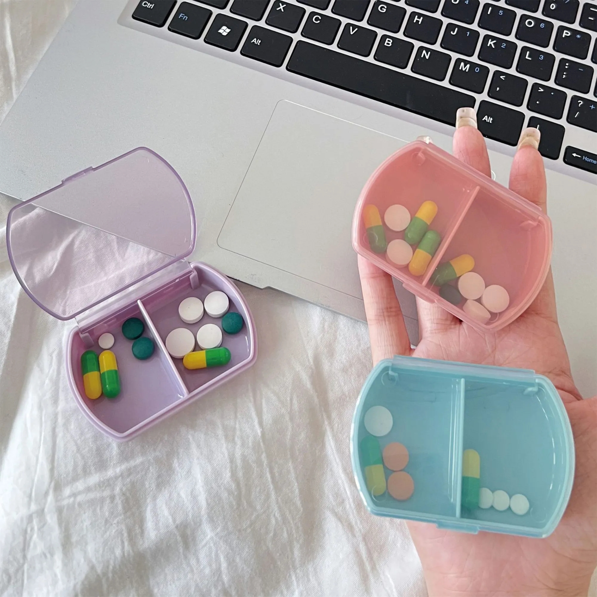 Travel Mini Pill Container Holder 3