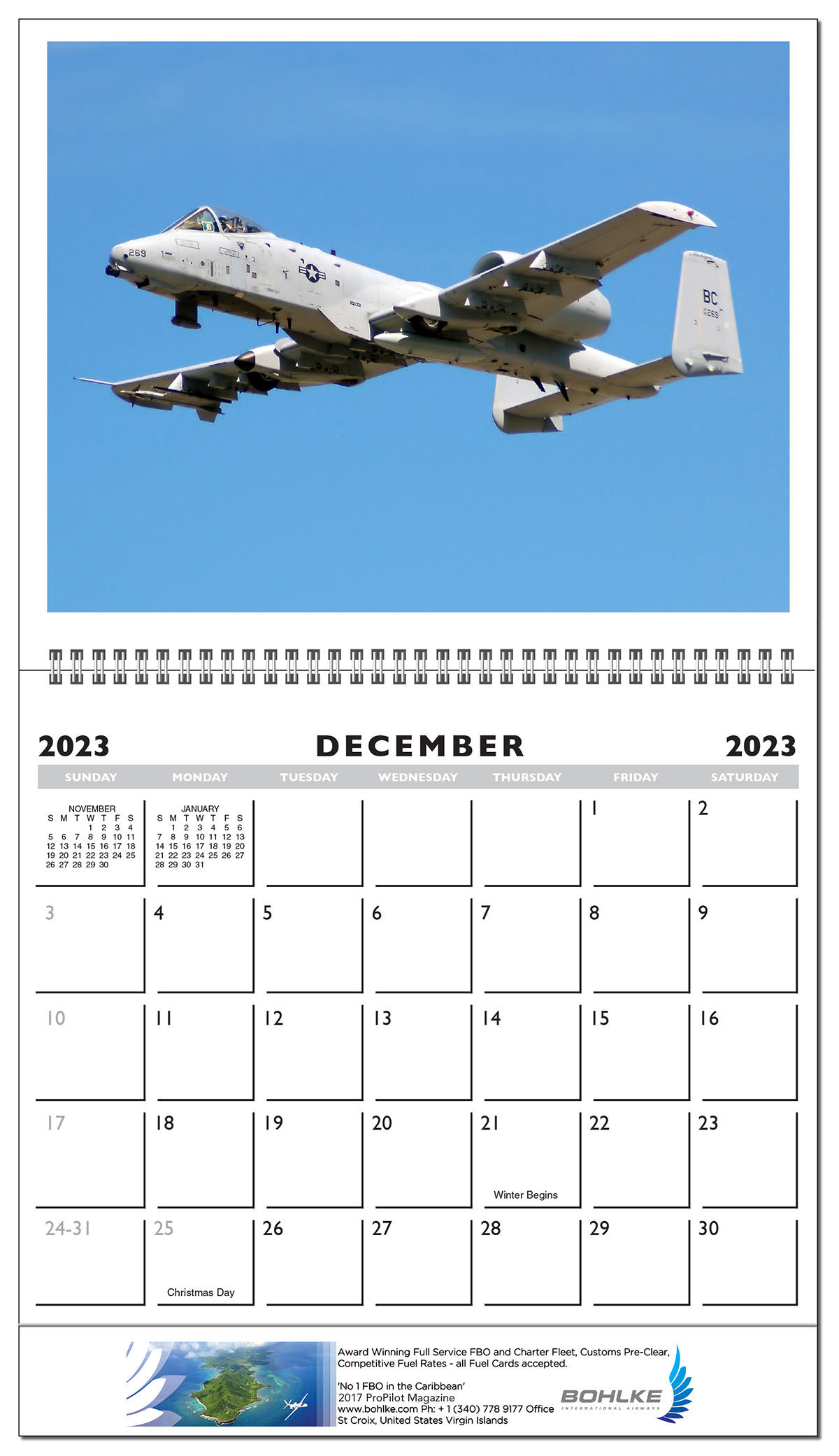 Military Aircraft 12 Month Wall Calendar