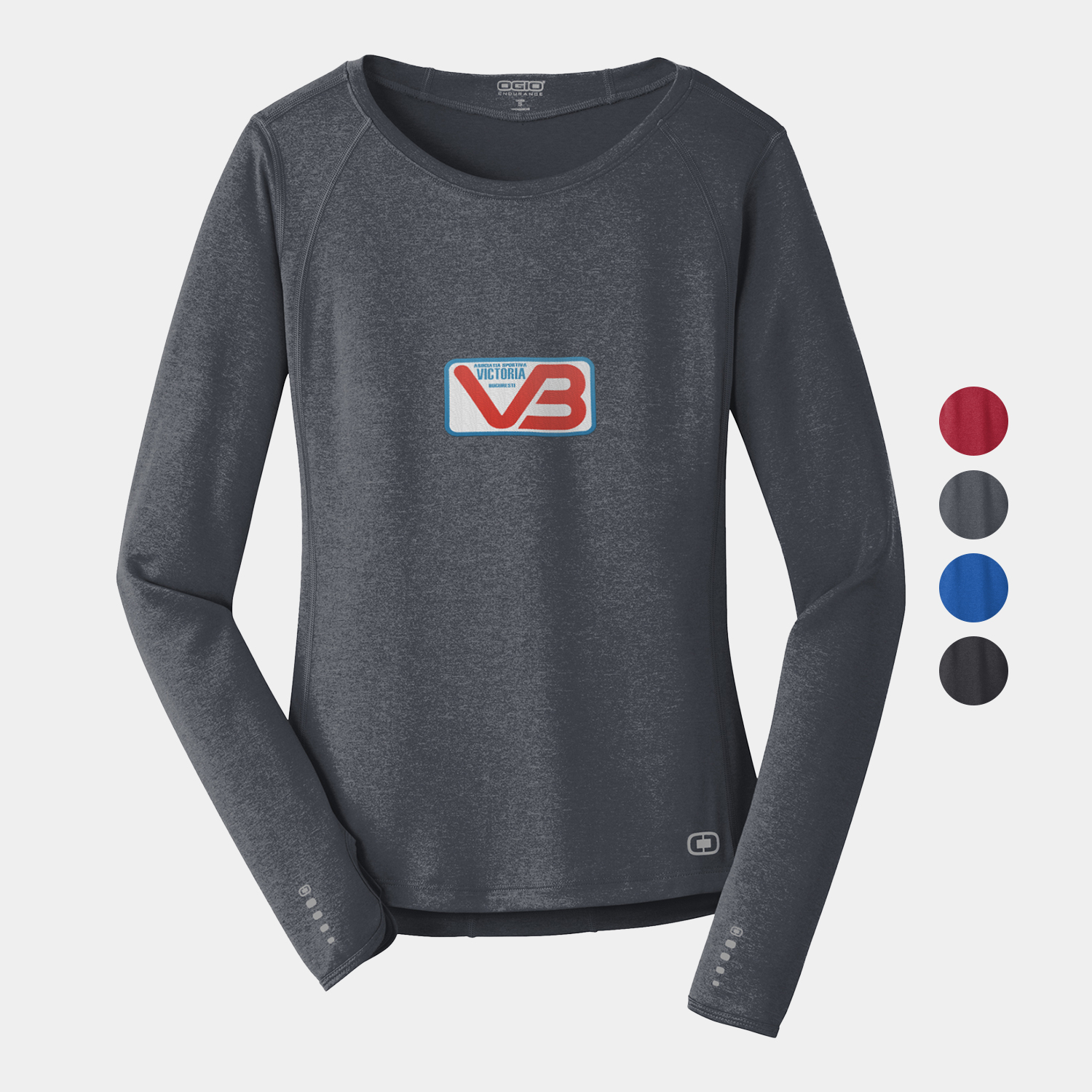 OGIO® Ladies Long Sleeve Pulse T-Shirt 2