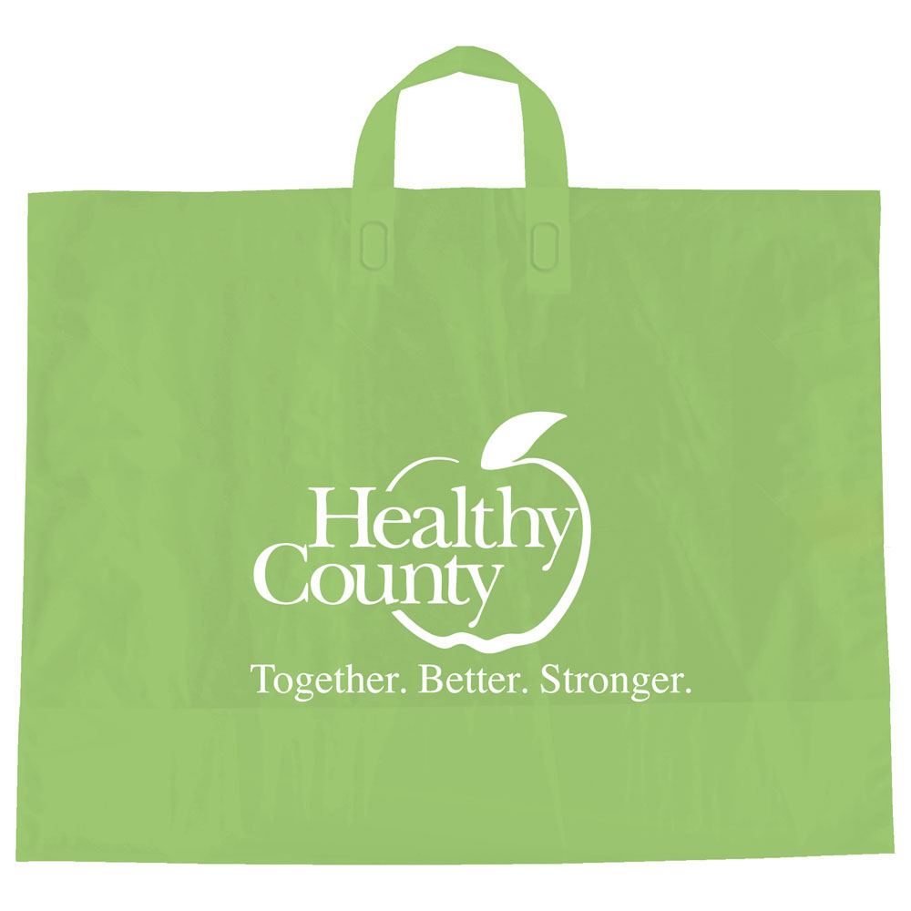 Color Frosted Soft Loop Handle Bags 8