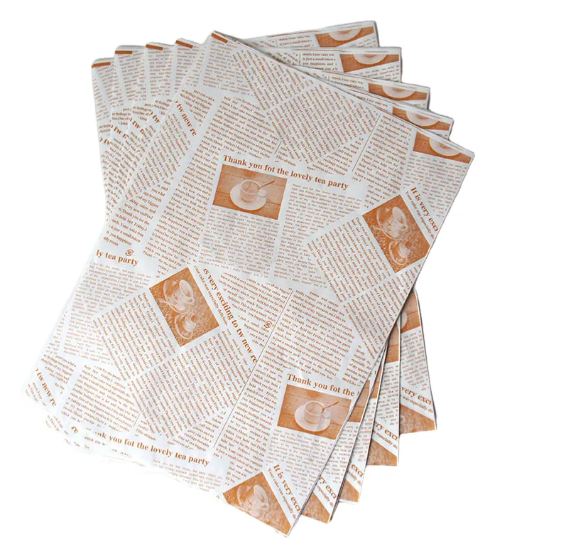 Custom Logo Hamburger Wrapping Paper 2