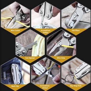Carabiner Multi Pliers With File Bottle Opener 16