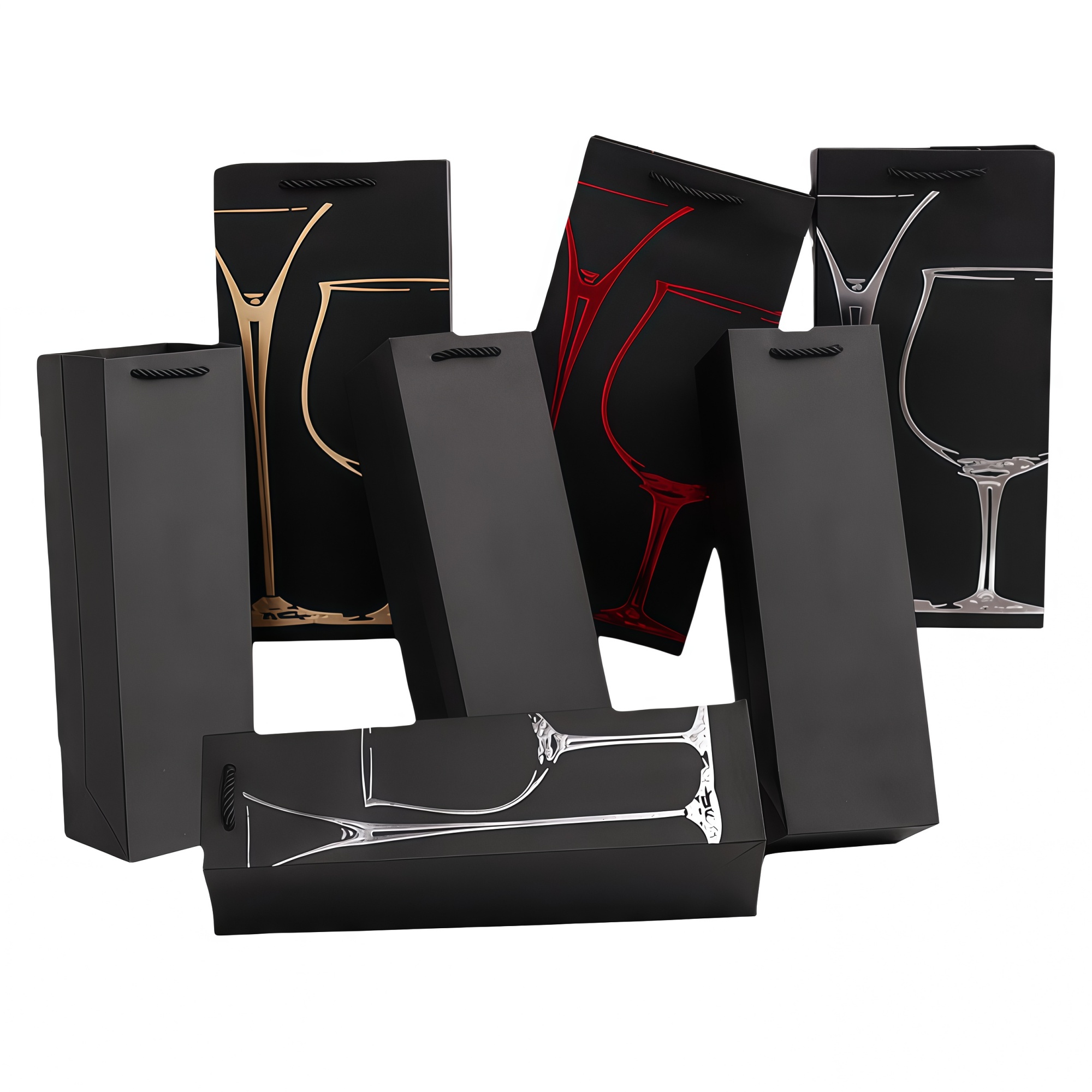 Kraft Paper Wine Gift Bags 2