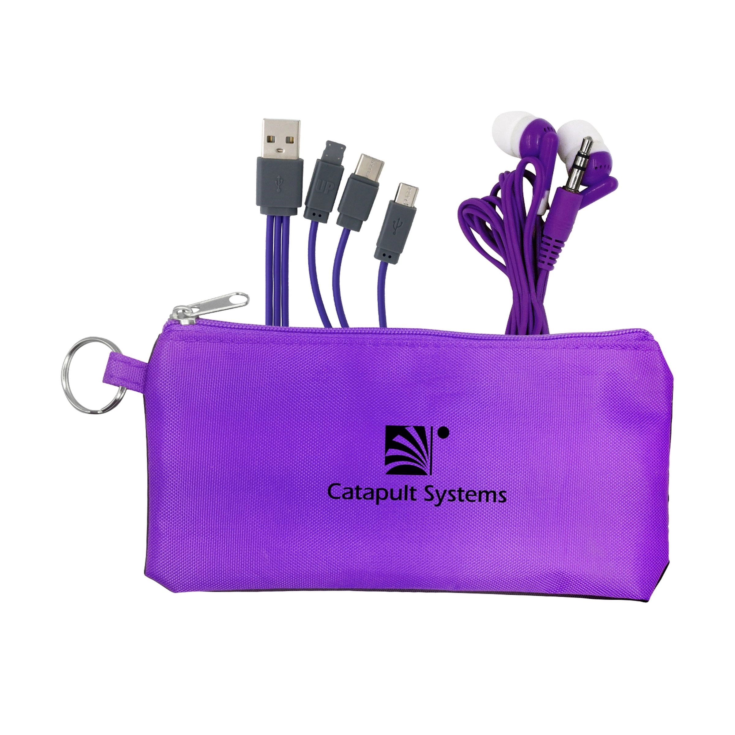 Large Stretchy Cable & Buds Set 6